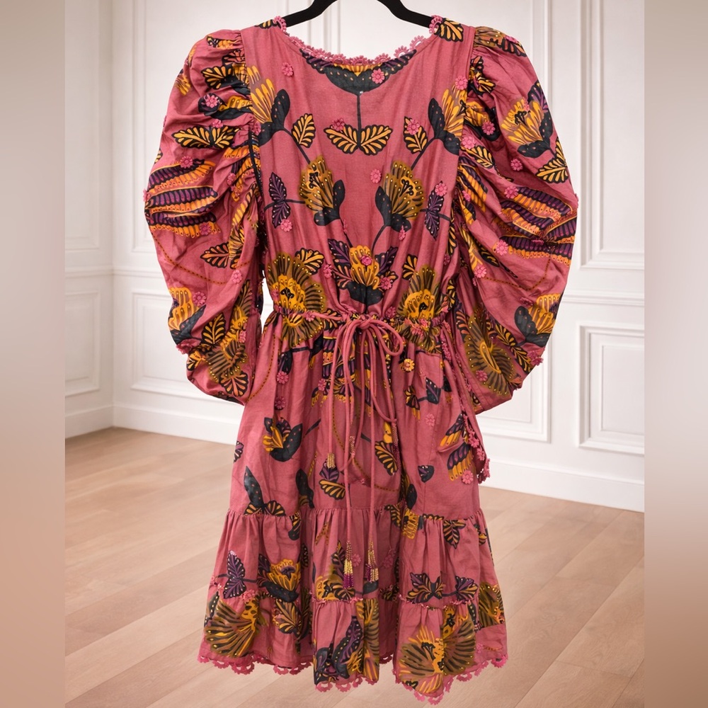 ✨ Farm Rio Butterfly Floral Mini Dress ✨ - Picture 2 of 7